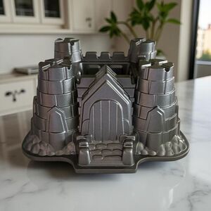 Nordic Ware Bundt Cake Pan Fairytale Cottage Silver Bundt Cake Pan 10 Cup